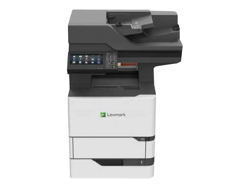 Lexmark MX721ade - Multifunktionsdrucker - s/w - Laser - 216 x 355 mm (Original) - bis zu 61 Seiten/Min. (Kopieren) - bis zu 62 Seiten/Min. (Drucken) - 650 Blatt - 33.6 Kbps - USB 2.0, Gigabit LAN, USB 2.0-Host