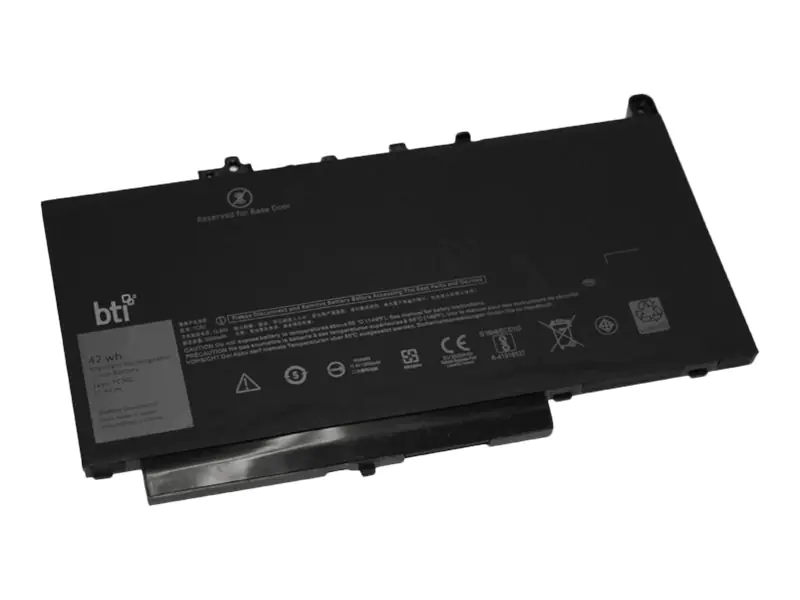 BTI - Laptop-Batterie - Lithium-Polymer - 3 Zellen - 3530 mAh - für Dell Latitude E7270, E7470