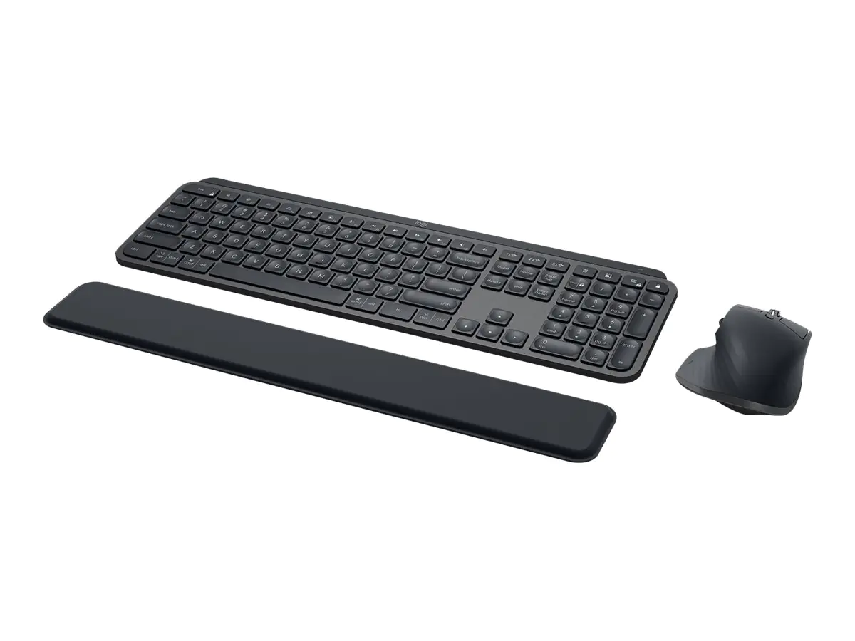 Logitech MX Keys Combo for Business - Tastatur-und-Maus-Set - hinterleuchtet - kabellos - Bluetooth LE - QWERTY - GB - Graphite