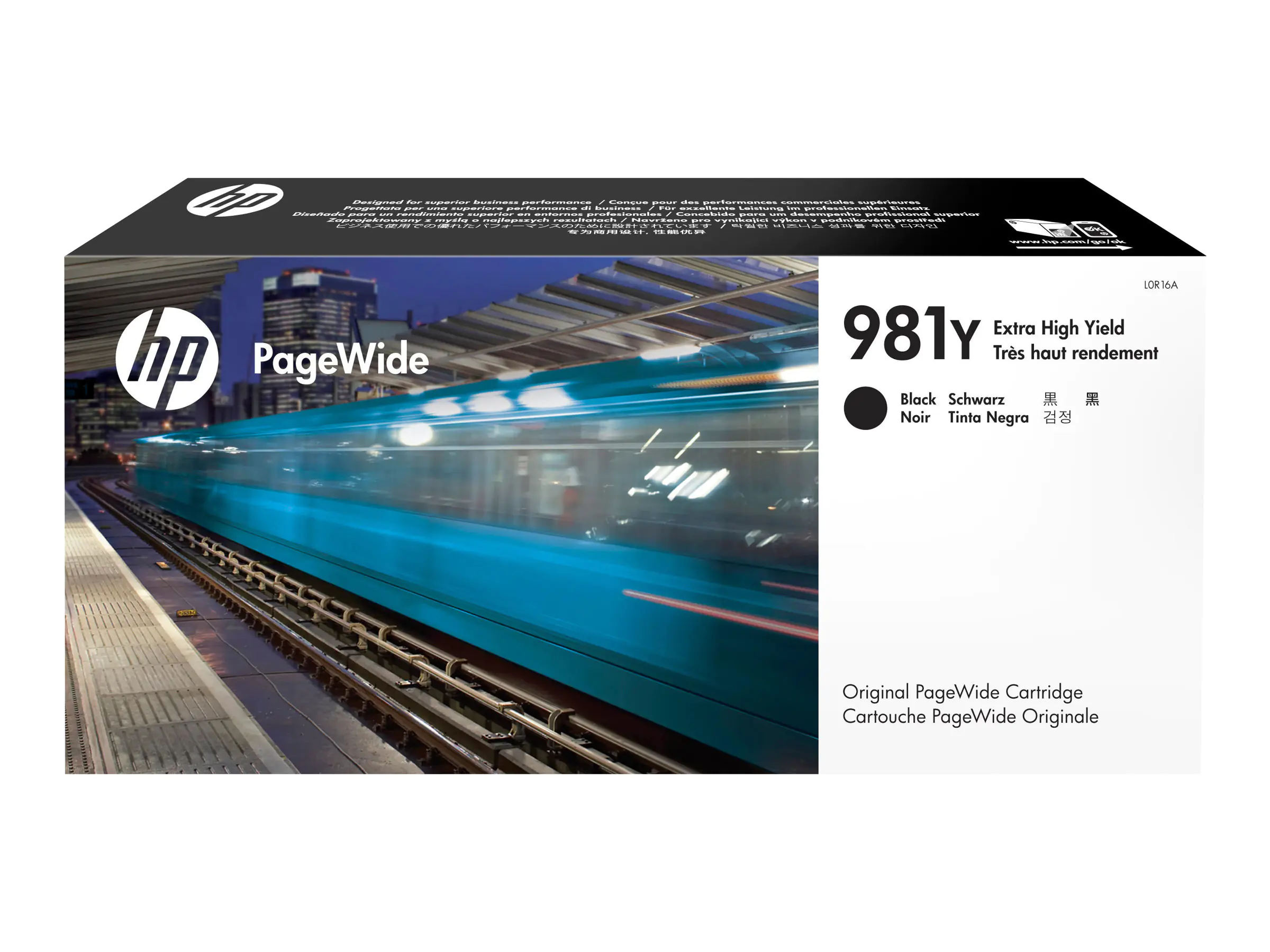 HP 981Y - 343.5 ml - Besonders hohe Ergiebigkeit - Schwarz - Original - PageWide - Tintenpatrone - für PageWide Enterprise Color MFP 586; PageWide Managed Color E55650 HP 981Y - 343.5 ml - Besonders hohe Ergiebigkeit - Schwarz - Original - PageWide - Tintenpatrone - für PageWide Enterprise Color MFP 586; PageWide Managed Color E55650
