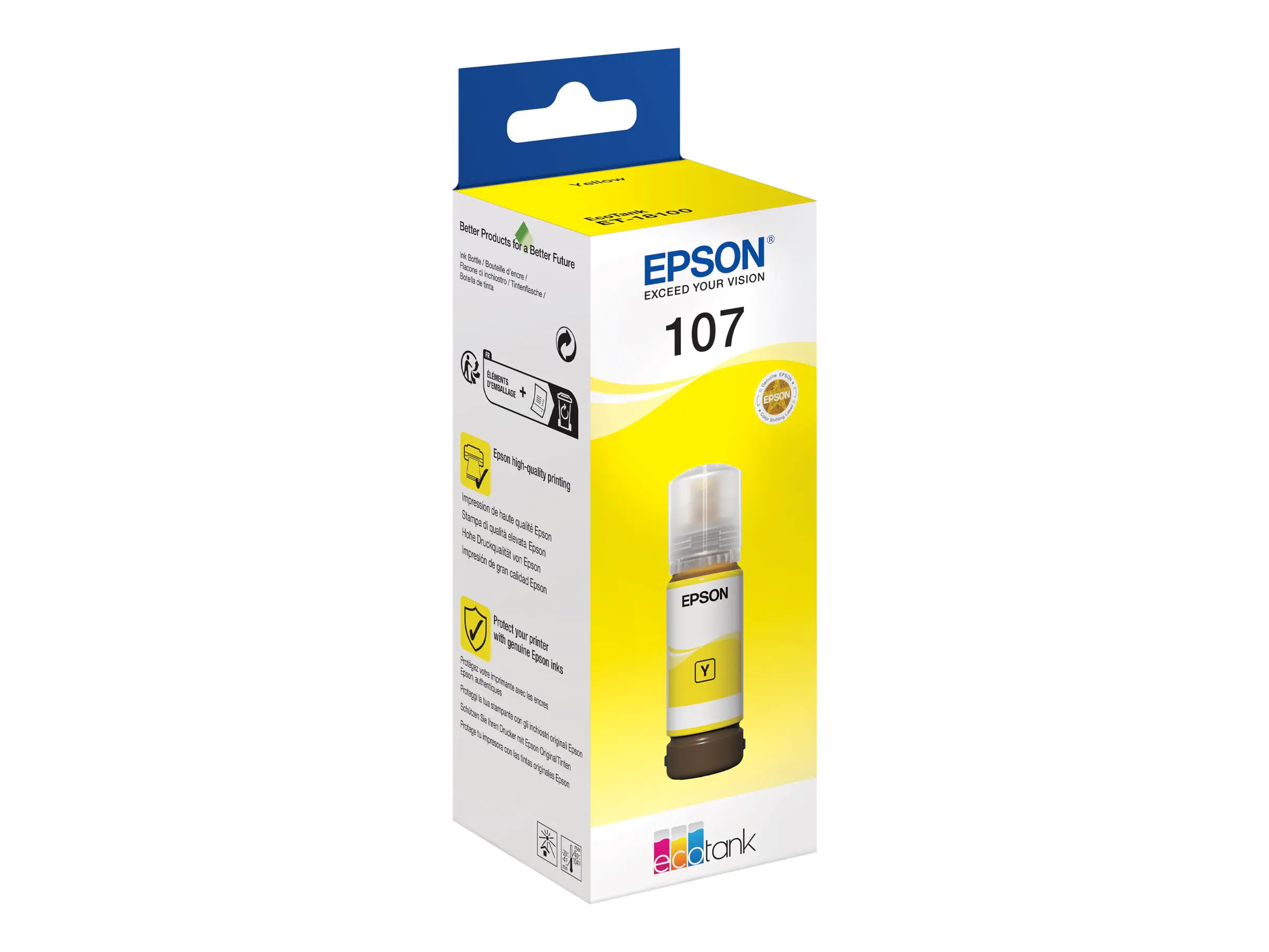Epson EcoTank 107 - 70 ml - Gelb - original - Nachfülltinte - für EcoTank ET-18100
