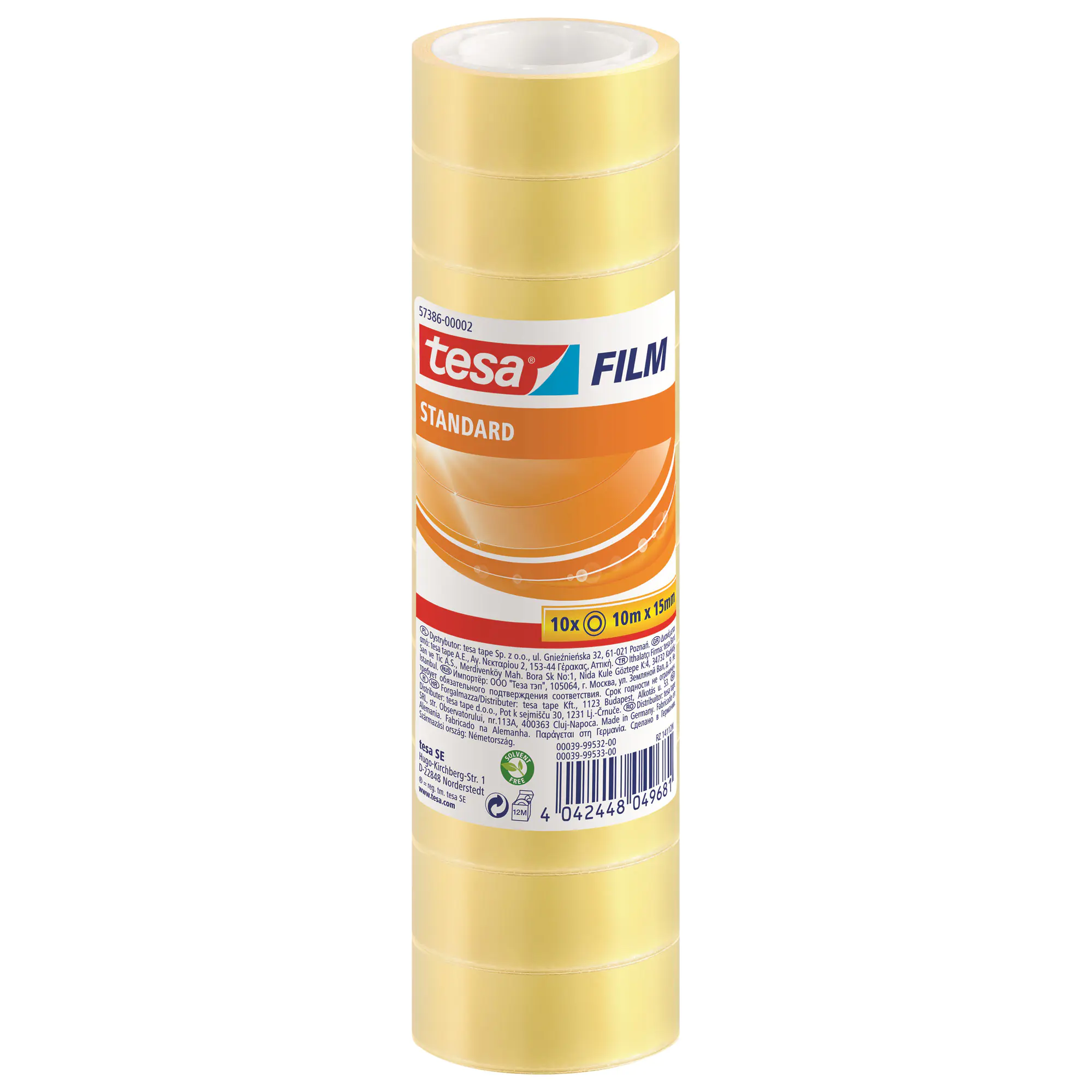 tesa Klebefilm 57386-00002 15mmx10m 10 St./Pack.