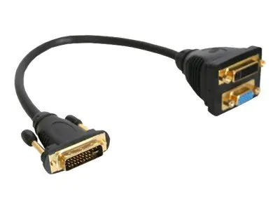 InLine - DVI-Adapter - DVI-I (M) zu 15 pin D-Sub (DB-15), DVI-I (W)