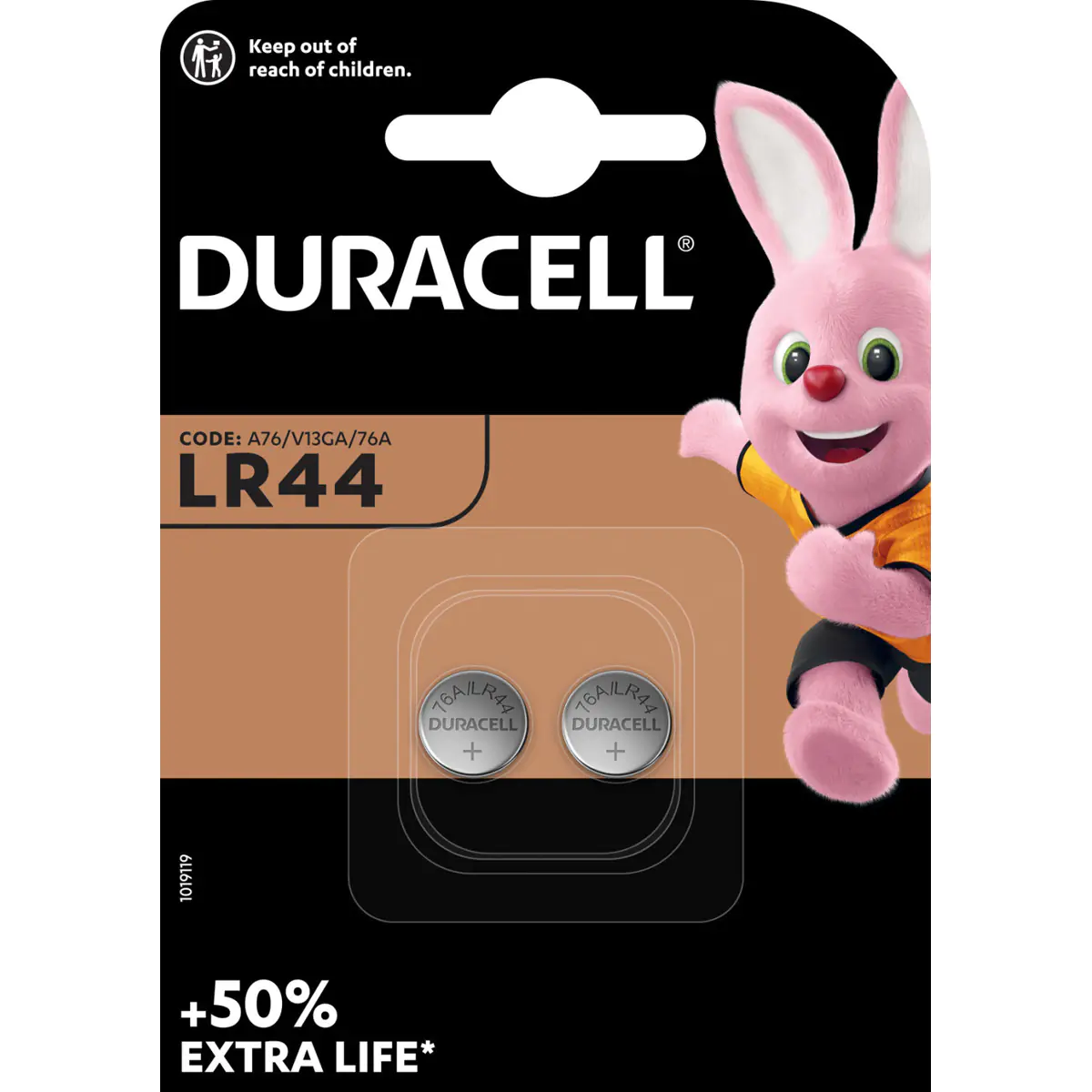 Duracell Electronics LR44 - Batterie 2 x LR44 - Alkalisch - 105 mAh
