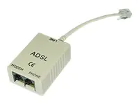 Lindy - Telefon-Splitter - RJ-11 (W) zu RJ-11 (M)