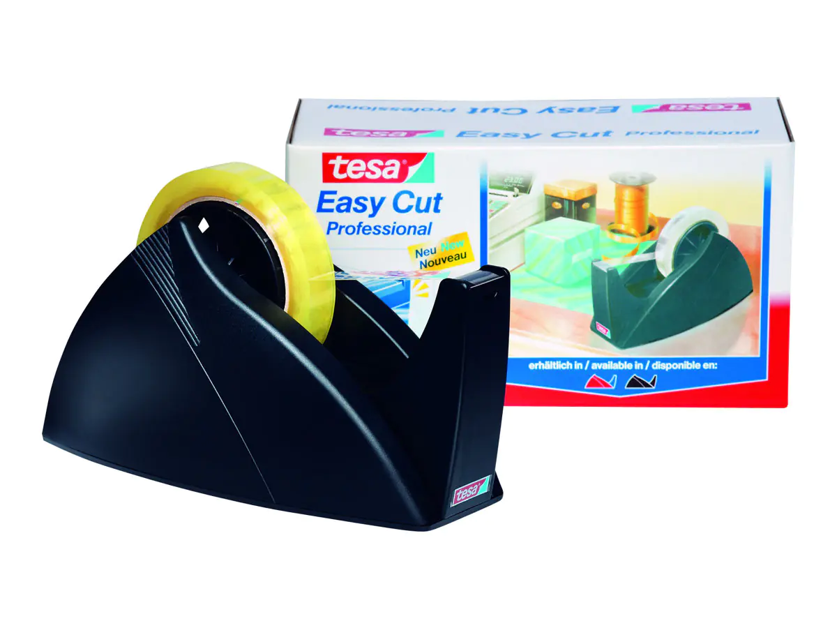 tesa Tischabroller Easy Cut Professional 57422-00001 schwarz