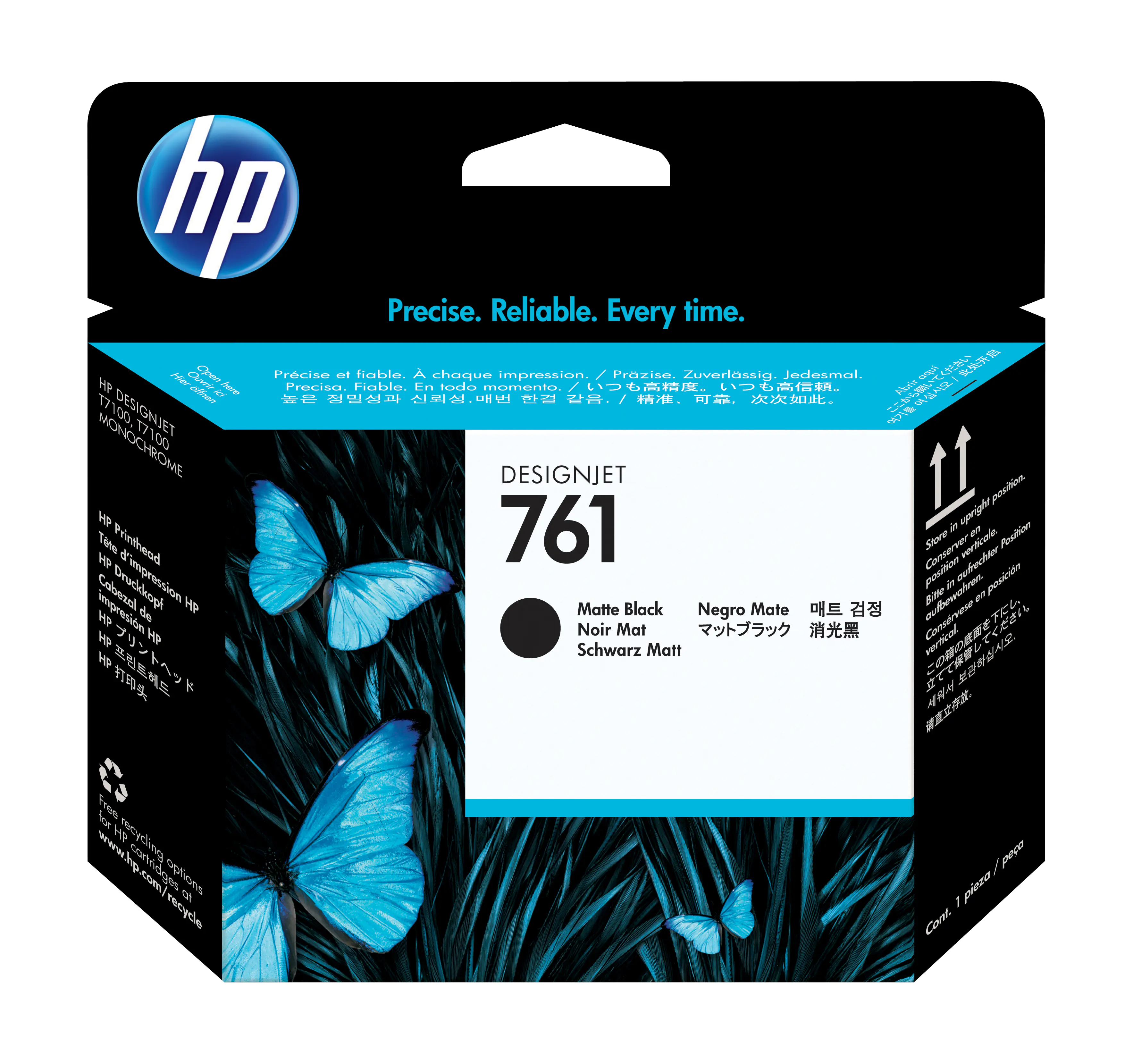 HP 761 - Mattschwarz - Druckkopf - für DesignJet T7100, T7200 Production Printer HP 761 - Mattschwarz - Druckkopf - für DesignJet T7100, T7200 Production Printer