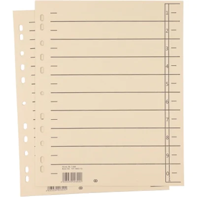 Soennecken Trennblatt oeco 1458 A4 230g Karton ch 100St. Soennecken Trennblatt oeco 1458 A4 230g Karton ch 100St.