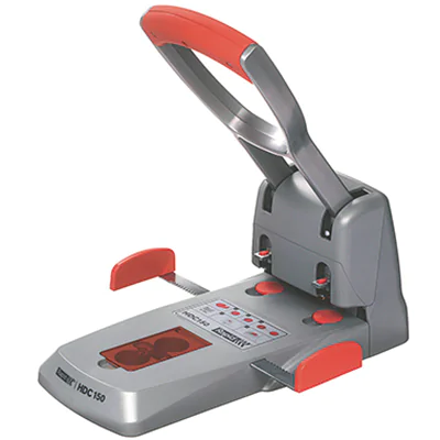 Rapid Registraturlocher HDC150 23000600 Guss silber/orange Rapid Registraturlocher HDC150 23000600 Guss silber/orange