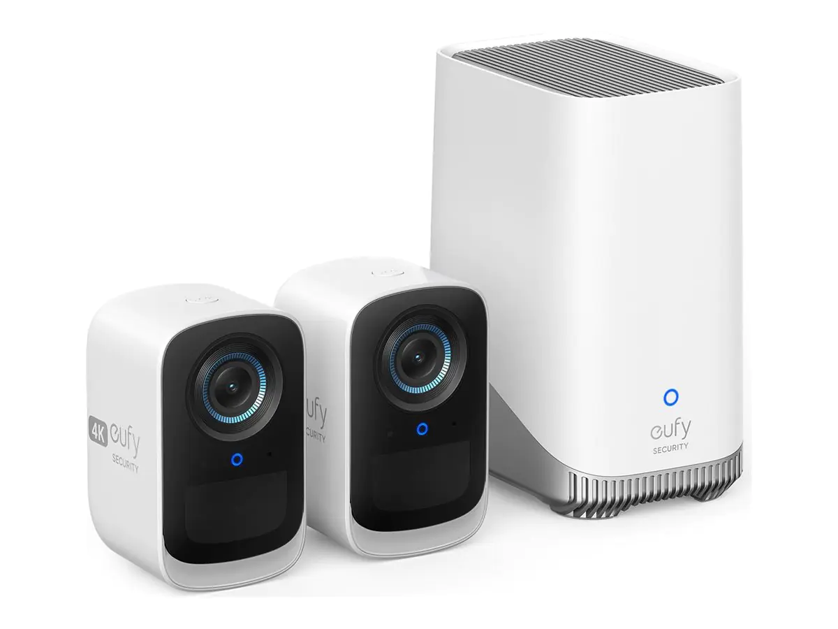 Anker Innovations Eufy eufyCam S300 (eufyCam 3C - 2 Camera Kit - Netzwerk-Überwachungskamera - Außen