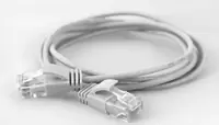 WANTEC 7225 - 0,1 m - Cat6a - U/UTP (UTP) - RJ-45 - RJ-45 - Weiß