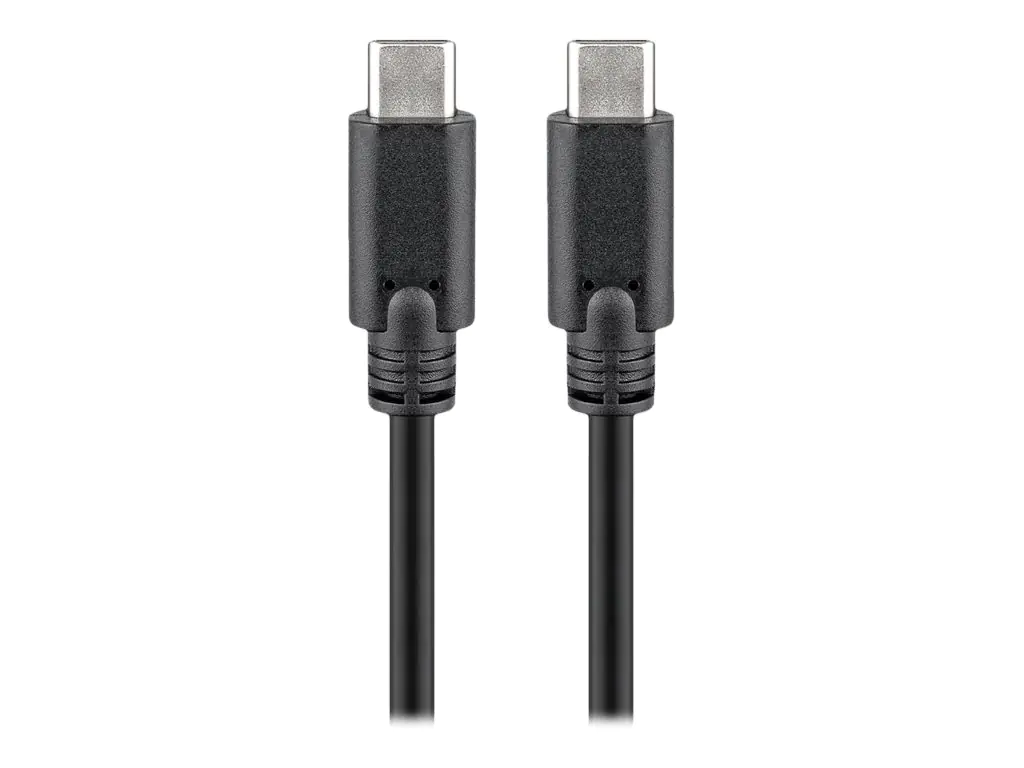 goobay - USB-Kabel - 24 pin USB-C (M) zu 24 pin USB-C (M) - USB 3.2 Gen 1 - DC 20 V - 3 A - 2 m - USB Power Delivery (60W), Charge and Sync