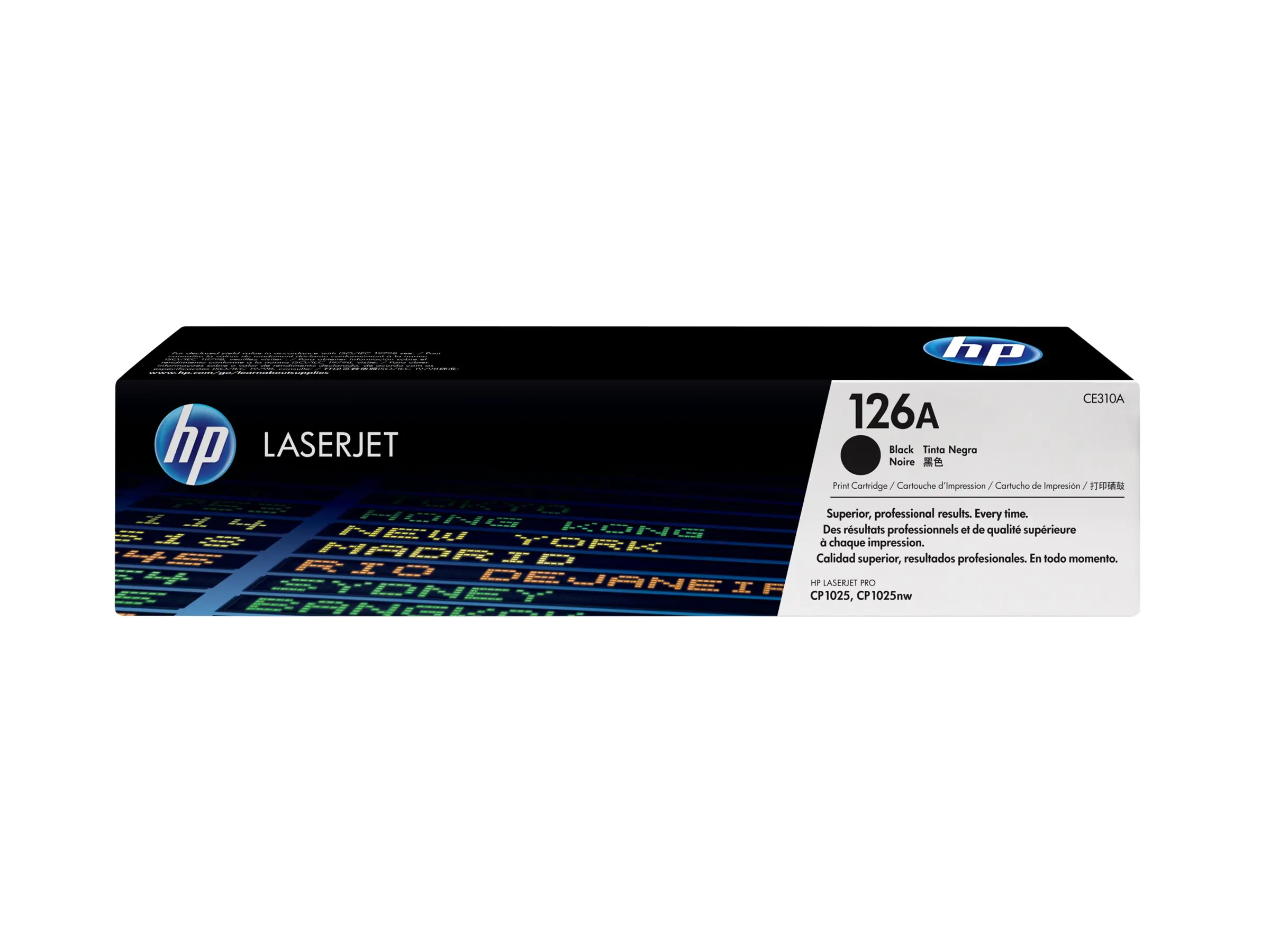 HP 126A - Schwarz - Original - LaserJet - Tonerpatrone (CE310A) - für Color LaserJet Pro CP1025; LaserJet Pro MFP M175; TopShot LaserJet Pro M275
