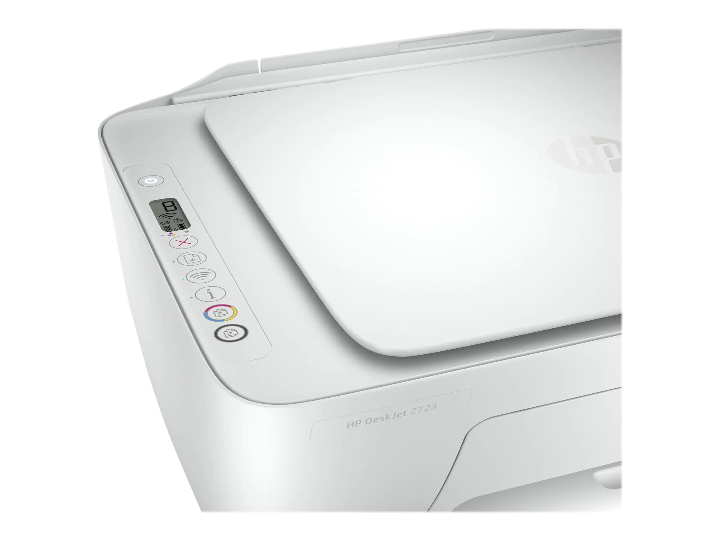 HP Deskjet 2724 All-in-One - Multifunktionsdrucker - Farbe - Tintenstrahl - 216 x 297 mm (Original) - A4/Legal (Medien) - bis zu 7.5 Seiten/Min. (Drucken) - 60 Blatt - USB 2.0, Bluetooth, Wi-Fi(n) - Für HP Instant Ink geeignet