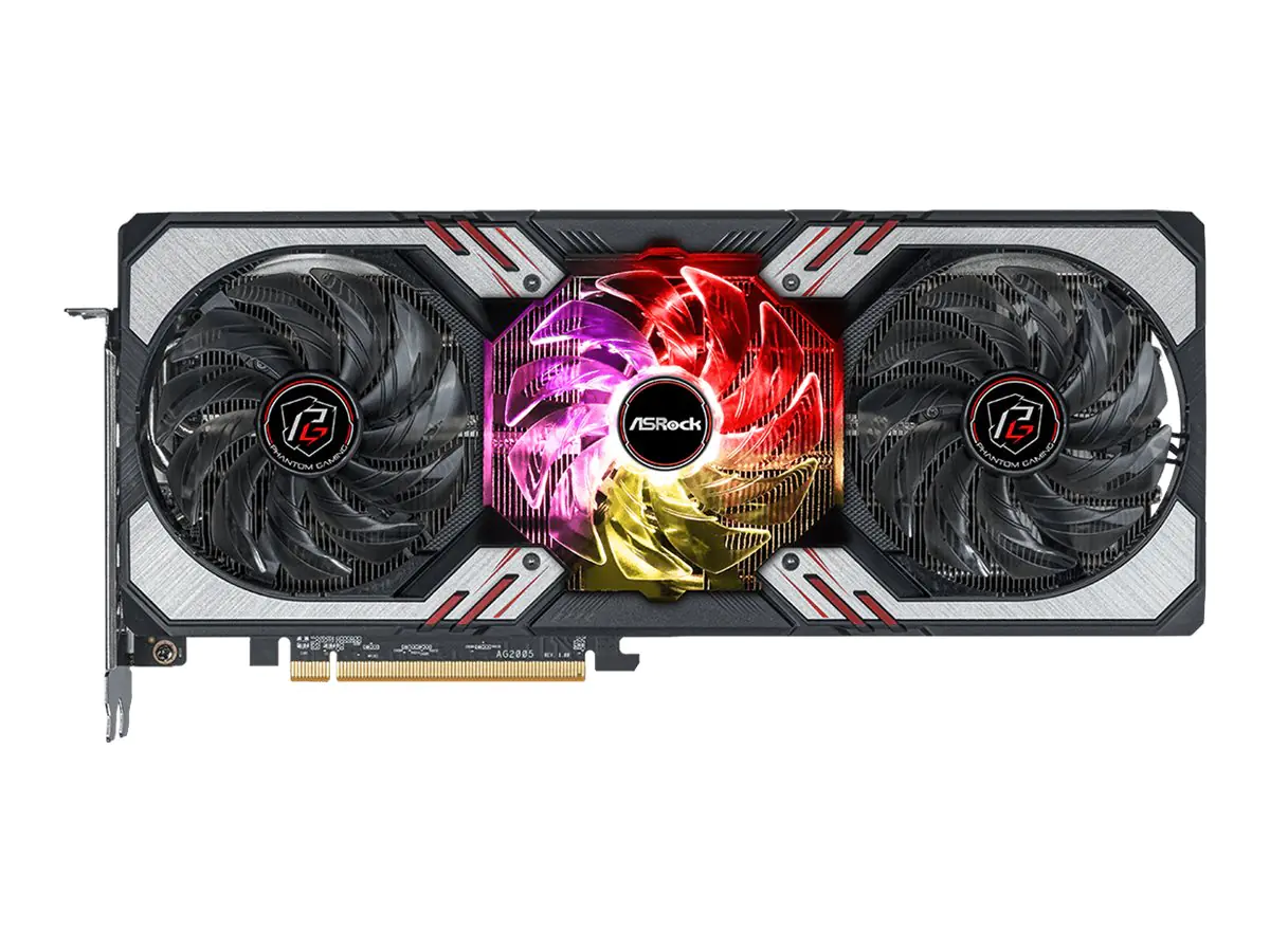 ASRock Radeon RX 6700 XT Phantom Gaming D 12GB OC Grafikkarten - 12 GB GDDR6 - 90-GA2EZZ-00UANF