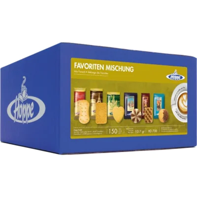 Hoppe Gebäck Favoritenmischung HD708 150 St./Pack. Hoppe Gebäck Favoritenmischung HD708 150 St./Pack.