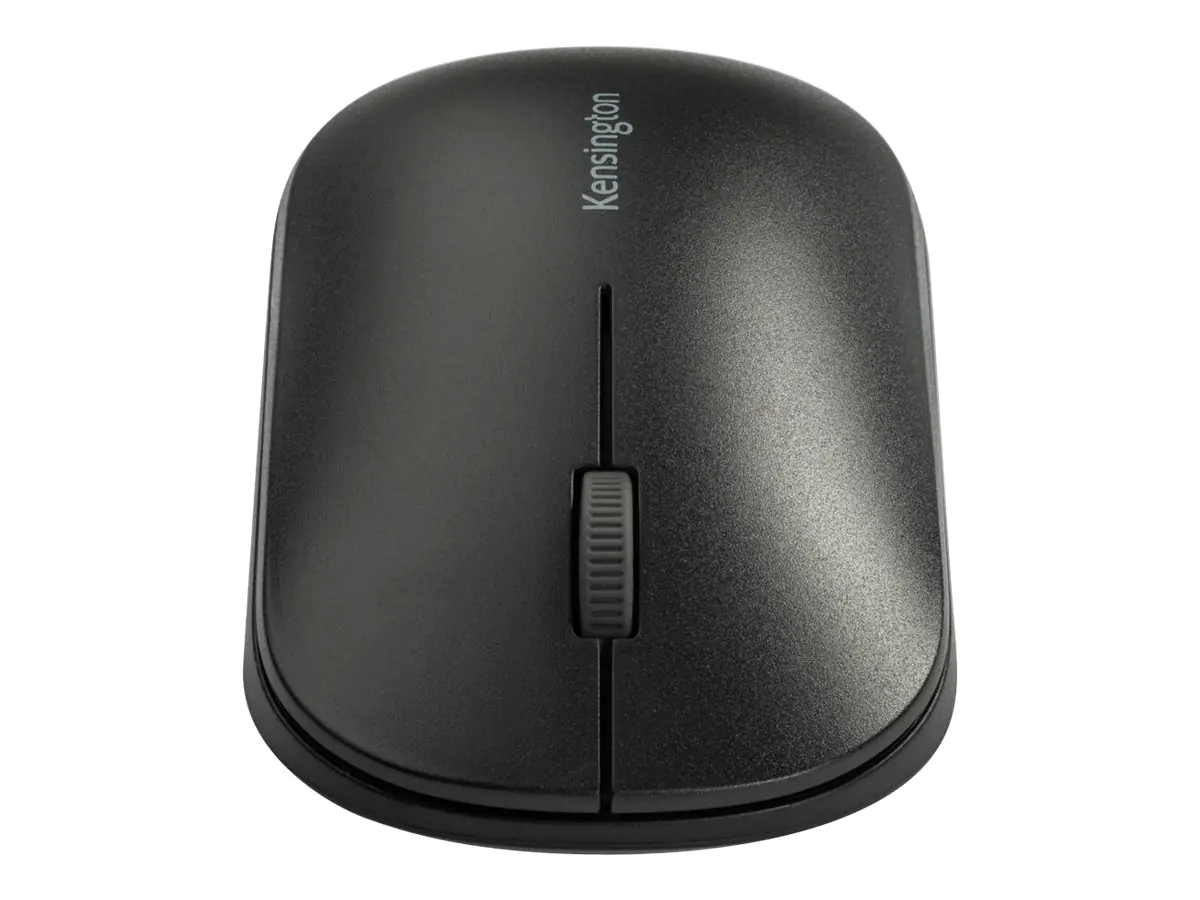 Kensington SureTrack Dual Wireless Mouse - Maus - optisch - 4 Tasten - kabellos - 2.4 GHz, Bluetooth 5.0 LE, Bluetooth 3.0 - kabelloser Empfänger (USB) - Schwarz Kensington SureTrack Dual Wireless Mouse - Maus - optisch - 4 Tasten - kabellos - 2.4 GHz, Bluetooth 5.0 LE, Bluetooth 3.0 - kabelloser Empfänger (USB) - Schwarz