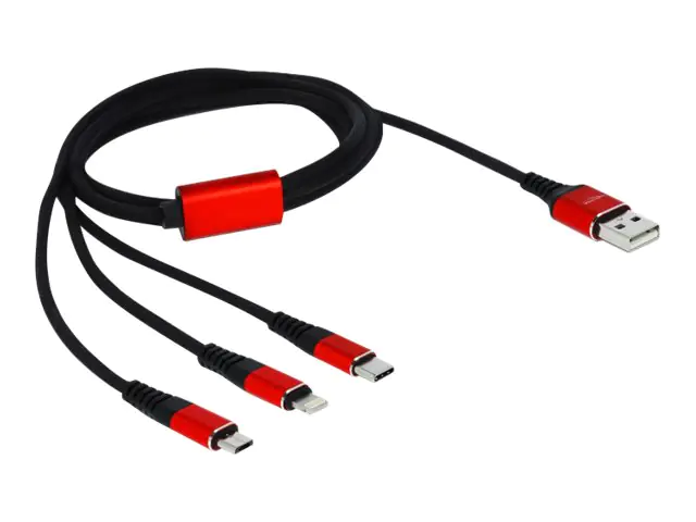 Delock 3 in 1 - Kabel nur zum Laden - USB männlich 85892