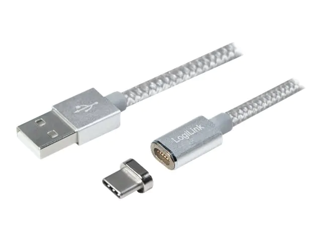 LogiLink USB-Kabel - USB-C (M) magnetisch zu USB (M)