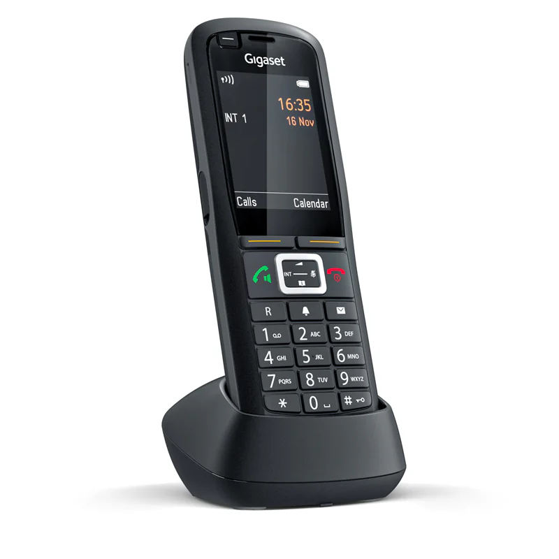 Gigaset R700H Pro - Schnurloses Erweiterungshandgerät - mit Bluetooth-Schnittstelle - DECT\GAP\CAT-iq - Schwarz