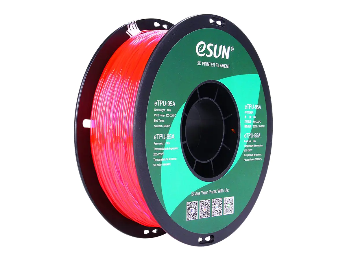 Esun - Pink - 1 kg - TPU-95A Filament (3D) Esun - Pink - 1 kg - TPU-95A Filament (3D)