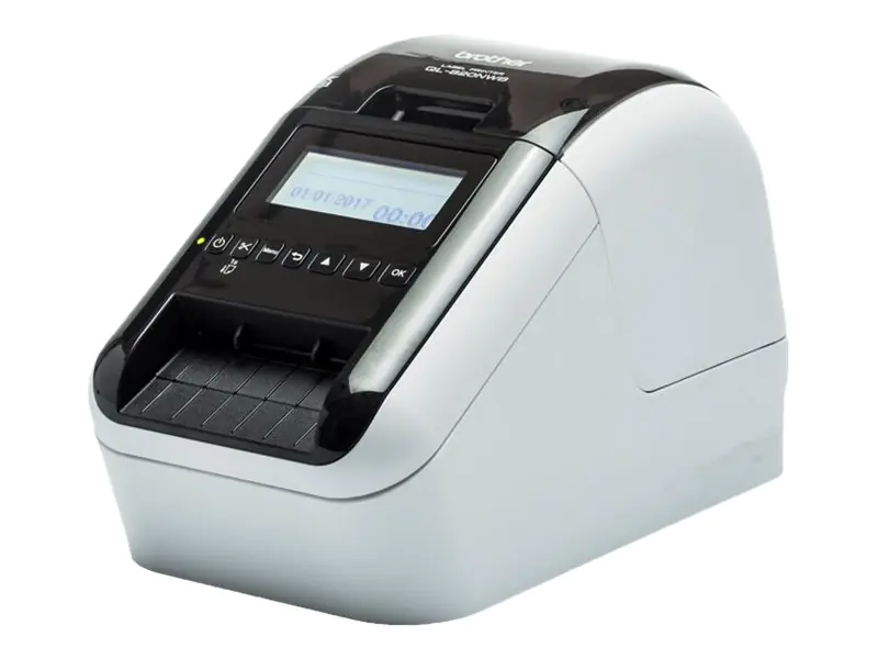 Brother QL-820NWBcVM - Etikettendrucker - zweifarbig (monochrom) - Thermodirekt - Rolle (6,2 cm) - 300 x 600 dpi - bis zu 110 Etiketten/Min. - USB 2.0, LAN, Wi-Fi(n), Bluetooth 5.2 - Cutter - weiß, glänzend schwarz Brother QL-820NWBcVM - Etikettendrucker - zweifarbig (monochrom) - Thermodirekt - Rolle (6,2 cm) - 300 x 600 dpi - bis zu 110 Etiketten/Min. - USB 2.0, LAN, Wi-Fi(n), Bluetooth 5.2 - Cutter - weiß, glänzend schwarz