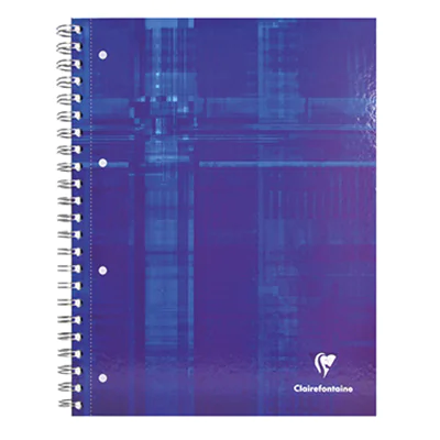 Clairefontaine Spiralnotizblock 82123C DIN A4 90g 80Bl. kar weiß Clairefontaine Spiralnotizblock 82123C DIN A4 90g 80Bl. kar weiß