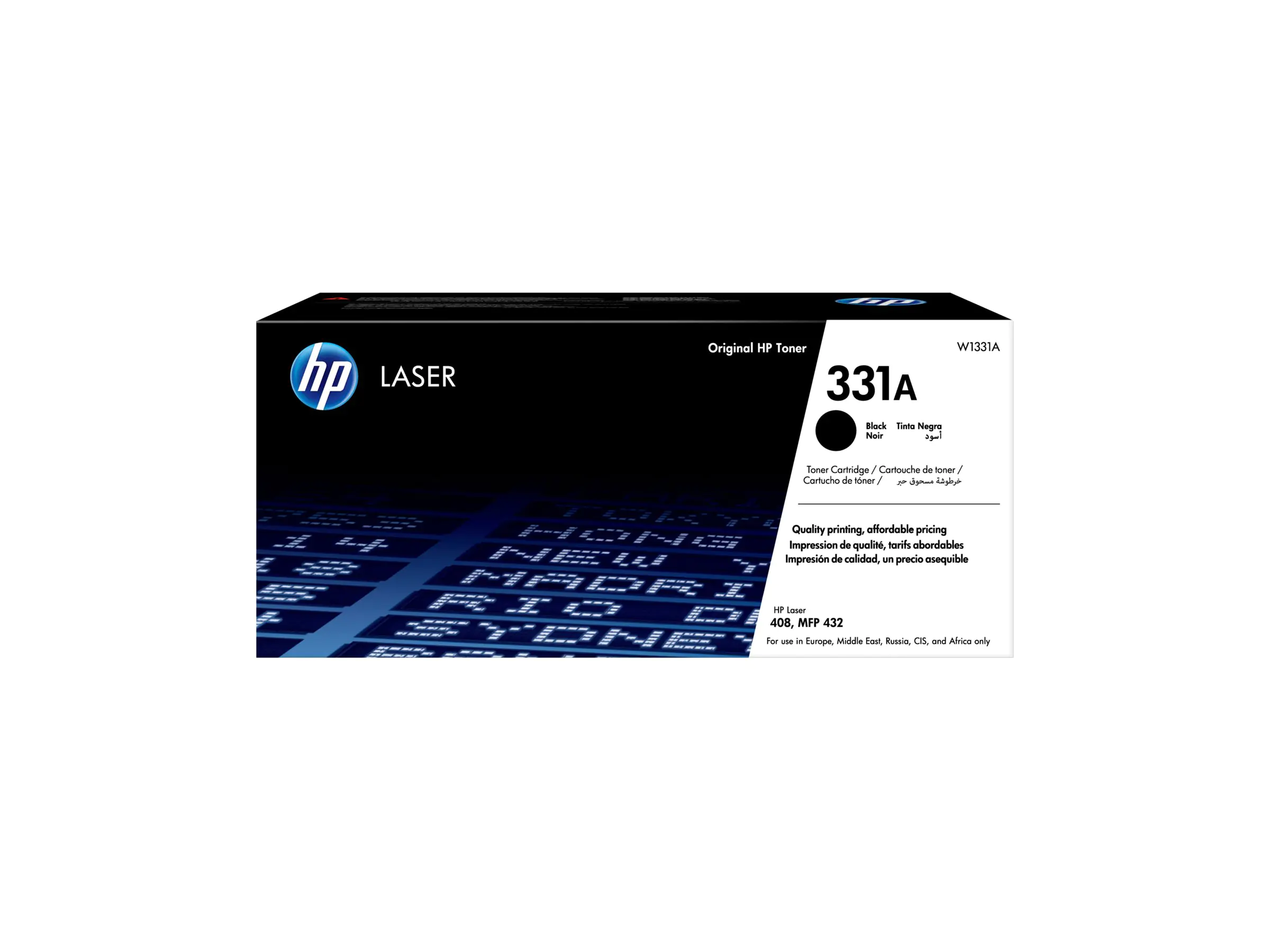 HP 331A - Schwarz - Original - Tonerpatrone (W1331A) - für Laser 408dn, MFP 432fdn
