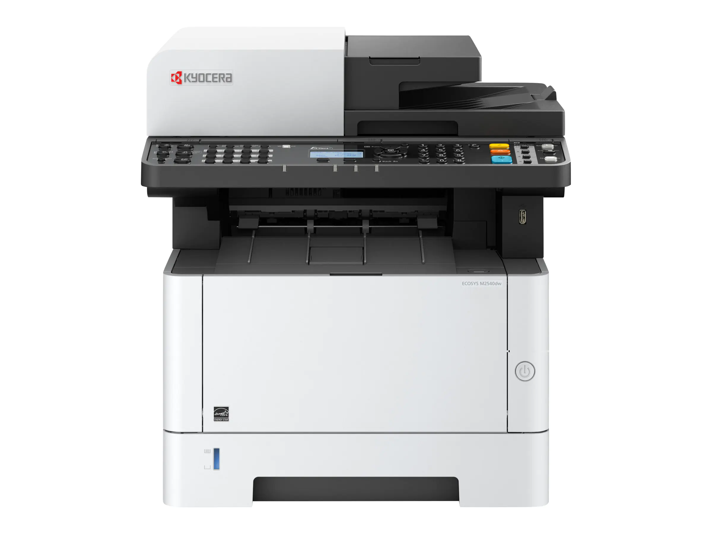 Kyocera ECOSYS M2540dn - Multifunktionsdrucker - s/w - Laser - Legal (216 x 356 mm) (Original) - A4/Legal (Medien) - bis zu 40 Seiten/Min. (Drucken) - 350 Blatt - 33.6 Kbps - USB 2.0, Gigabit LAN, USB-Host