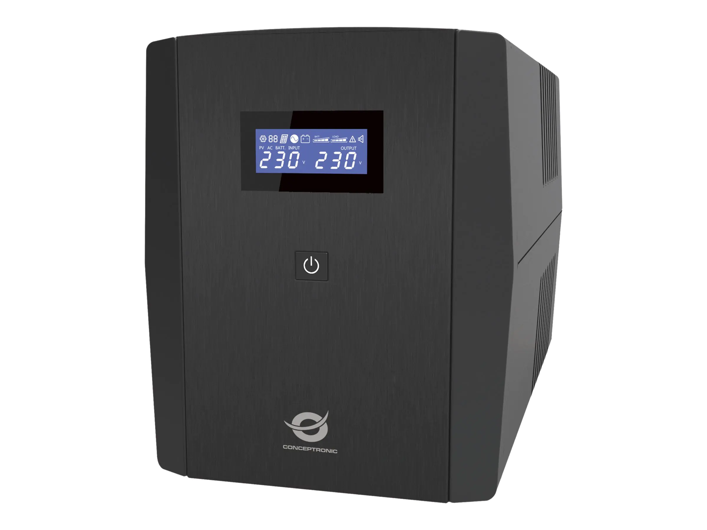 Conceptronic Zeus 03EMP - USV - Wechselstrom 220-240 V - 720 Watt - 1200 VA - 14 Ah - USB - Ausgangsanschlüsse: 5 - Schwarz