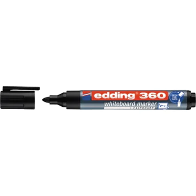 edding Boardmarker 360 4-360001 1,5-3mm Rundspitze nachfüllbar sw edding Boardmarker 360 4-360001 1,5-3mm Rundspitze nachfüllbar sw