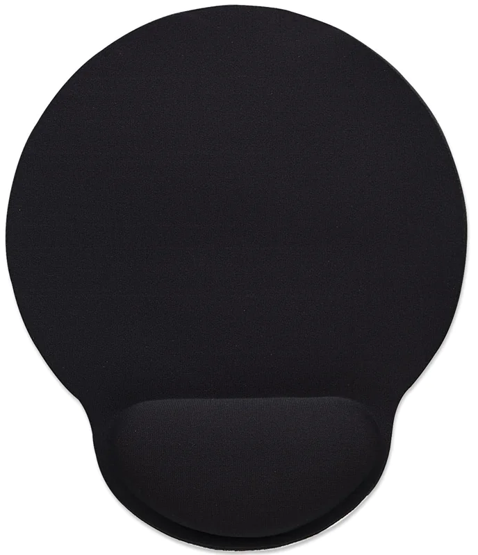 Manhattan Wrist Gel Support Pad and Mouse Mat, Black, 241 × 203 × 40 mm, non slip base, Lifetime Warranty, Card Retail Packaging - Mauspad mit Handgelenkpolsterkissen - Schwarz Manhattan Wrist Gel Support Pad and Mouse Mat, Black, 241 × 203 × 40 mm, non slip base, Lifetime Warranty, Card Retail Packaging - Mauspad mit Handgelenkpolsterkissen - Schwarz