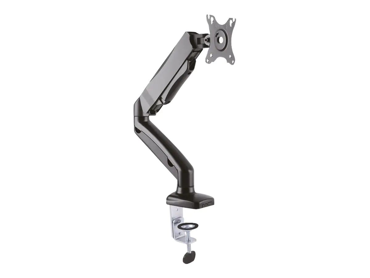VALUE - Befestigungskit für LCD-Display (einstellbarer Arm) - Aluminium, Stahl - Schwarz - Bildschirmgröße: 33.02-68.58 cm - Tischmontage
