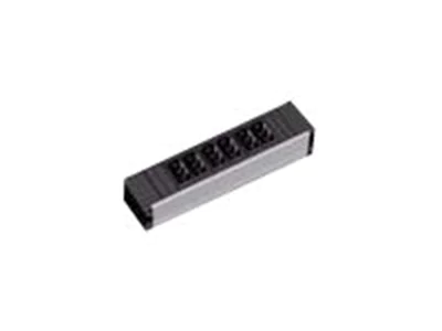 Bachmann Consolidation point - Steckdosenleiste - Eingabe, Eingang GST18i3 - Ausgangsanschlüsse: 6 (GST18i3) - Schwarz