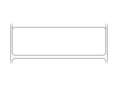 Zebra Z-Perform 1000D - Papier - halbglänzend - Acrylkleber - unbeschichtet - weiß - 100 x 30 mm 4780 Etikett(en) (1 Rolle(n) x 4780) Etiketten