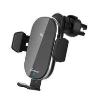 MediaRange induktive 15W Kfz-Schnellladestation für den Lüftungsschlitz schwarz