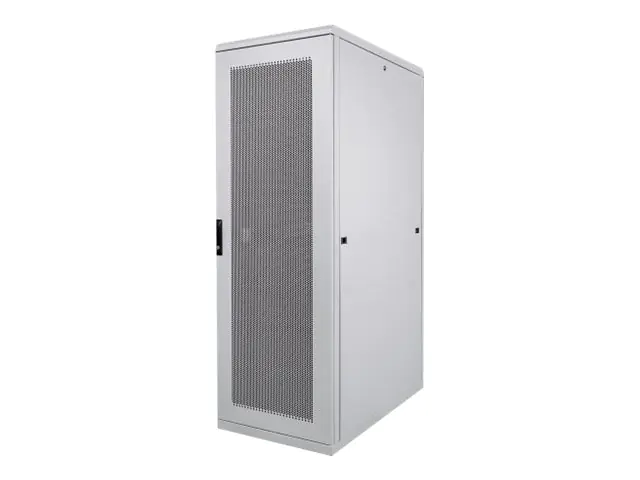 Intellinet Network Cabinet, Free Standing (Standard), 42U, Usable Depth 123 to 773mm/Width 503mm, Grey, Assembled, Max 1500kg, Server Rack, IP20 rated, 19", Steel, Multi-Point Door Lock, One Lock Per Side Panel, Three Year Warranty - Schrank Netzwerkschra