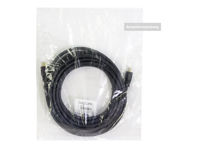 LogiLink High Speed with Ethernet - HDMI-Kabel mit Ethernet - HDMI männlich zu HDMI männlich - 20 m