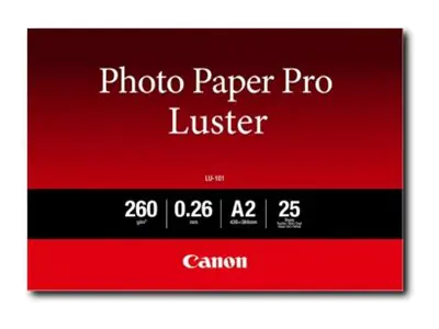Canon Fotopapier LU-101 6211B026 DIN A2 260 g/m² Weiß glänzend 25 Blatt