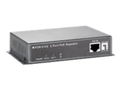 LevelOne PoE-Repeater, 2 Ports, Kaskadier, Netzwerk-Repeater, 100 m, Cat5, Voll, Halb, 10/100Base-T(X), IEEE 802.3af, IEEE 802.3x 552014