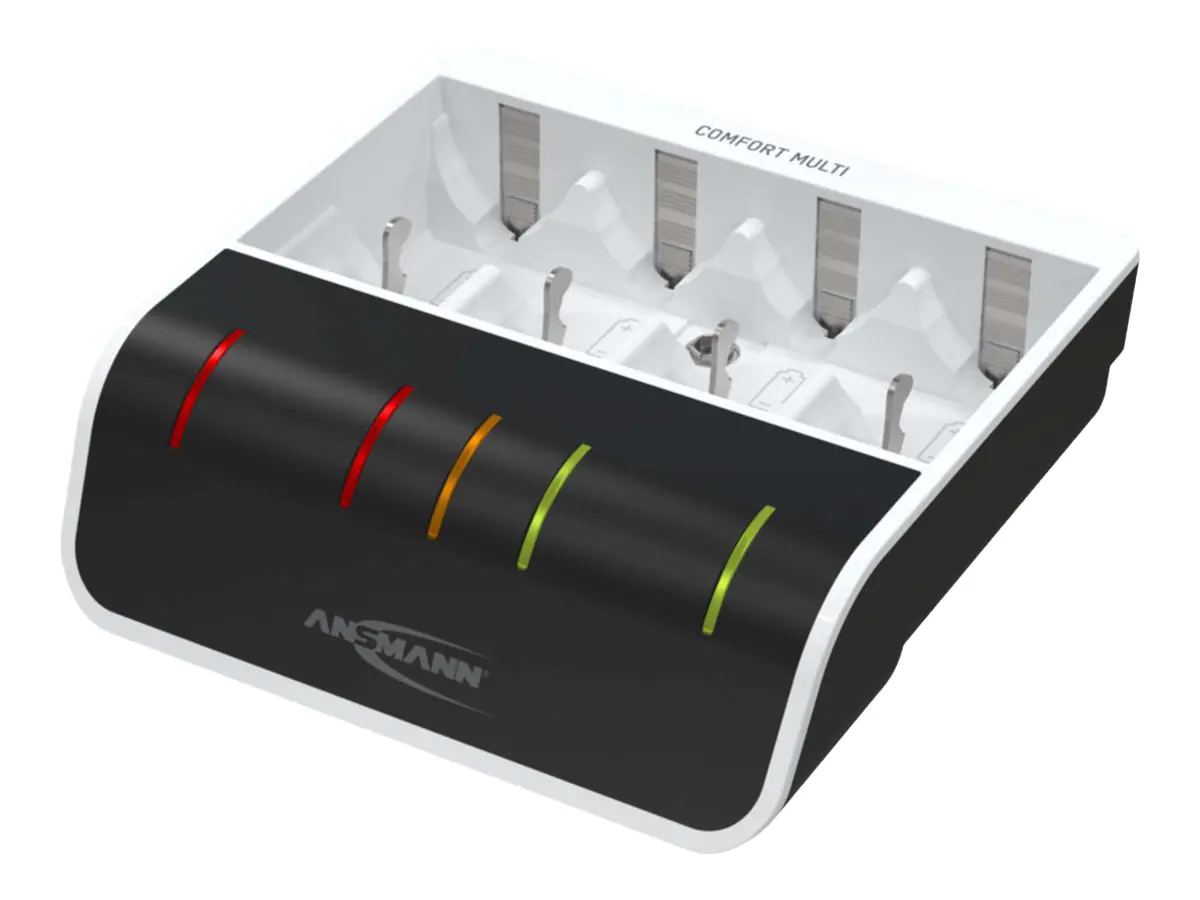 Ansmann Comfort Multi - 1,5 Std. USB-Batterieladegerät - (für AA, AAA, C, D, 9V) 1001-0093