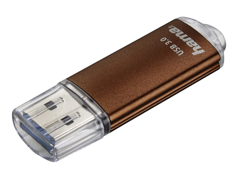 Hama FlashPen Laeta - USB-Flash-Laufwerk - 256 GB - USB 3.0 - braun