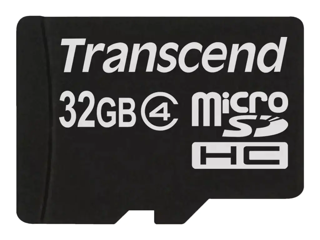 Transcend - Flash-Speicherkarte - 32 GB - Class 4 - microSDHC Transcend - Flash-Speicherkarte - 32 GB - Class 4 - microSDHC