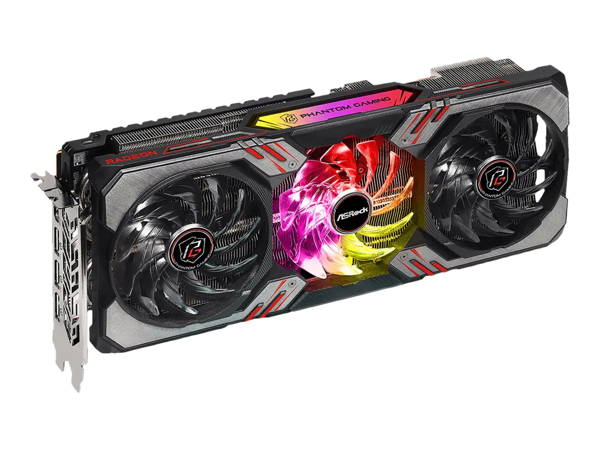 ASRock Radeon RX 6800 Phantom Gaming D 16G OC - Grafikkarten - Radeon RX 6800 - 16 GB GDDR6 - PCIe 4.0 x16 - HDMI, 3 x DisplayPort