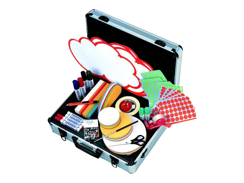Franken Moderationskoffer Profi UMK 48x16x37cm 2.500Teile Aluminium si