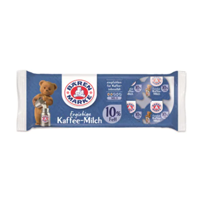 Bärenmarke Kaffeesahne 495356 10Prozent 7,5g 10 St./Pack. Bärenmarke Kaffeesahne 495356 10Prozent 7,5g 10 St./Pack.