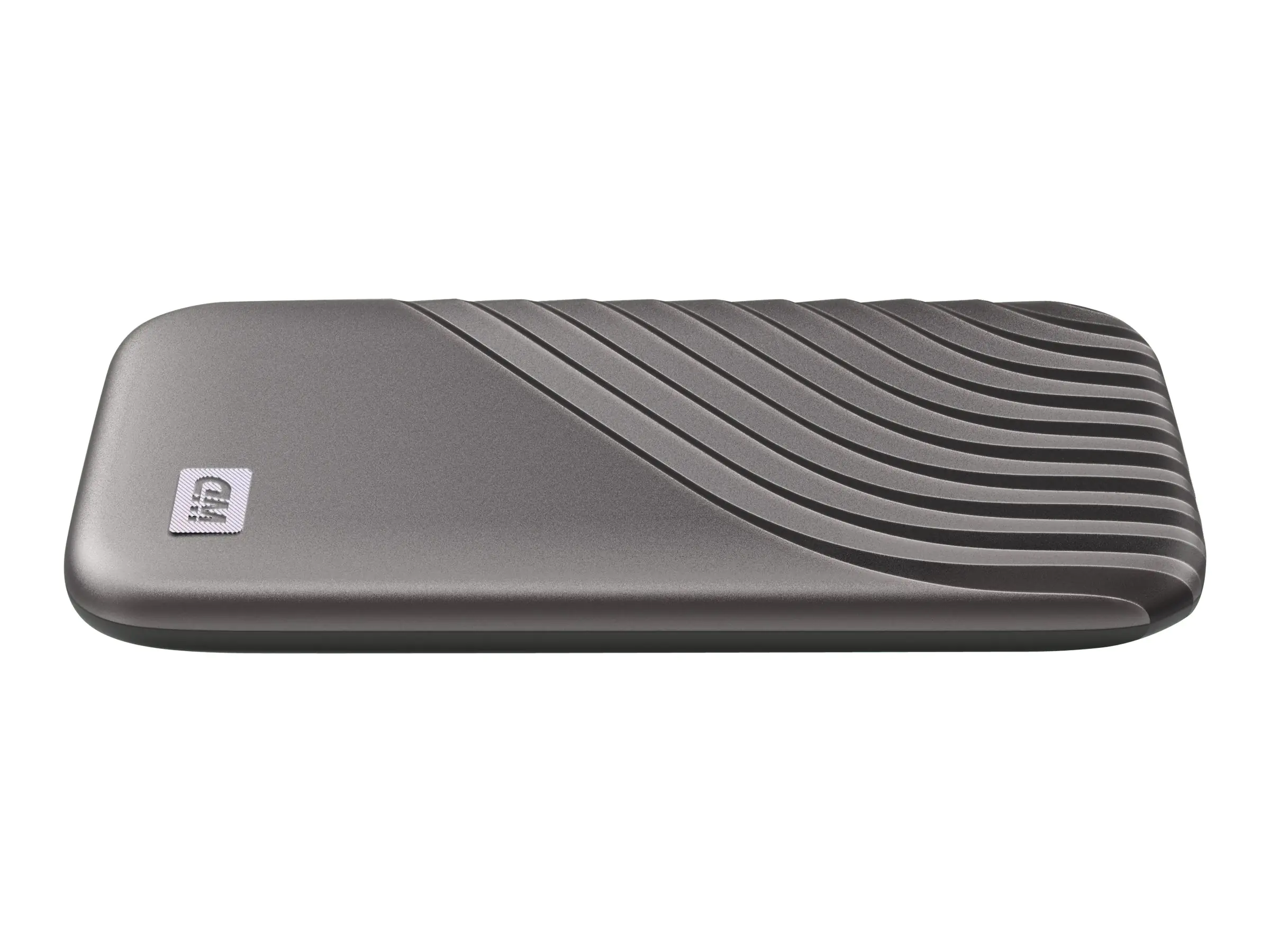 WD My Passport SSD WDBAGF0010BGY - SSD - verschlüsselt - 1 TB - extern (tragbar) - USB 3.2 Gen 2 (USB-C Steckverbinder) - 256-Bit-AES - Space-grau