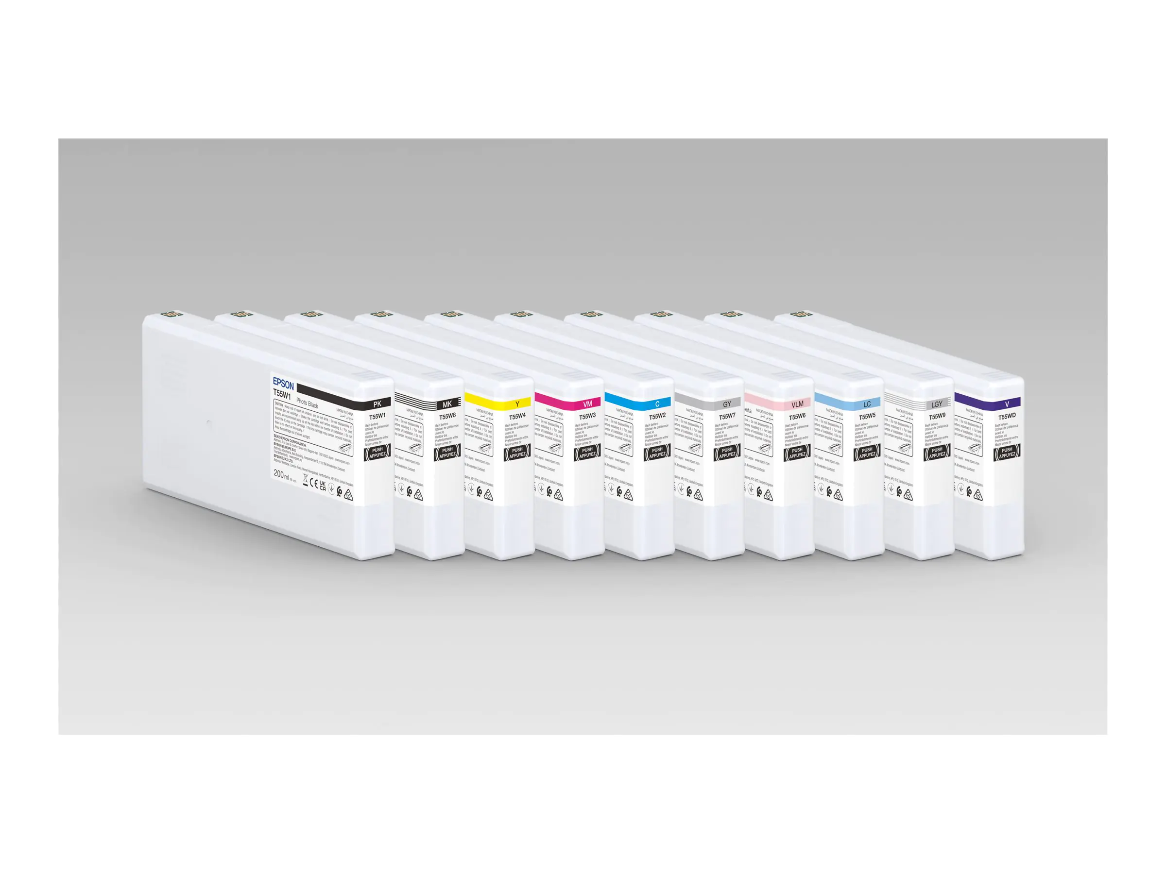 Epson T55W6 - 200 ml - Vivid Light Magenta - original - Tintenpatrone - für P/N: C11CL14301A0