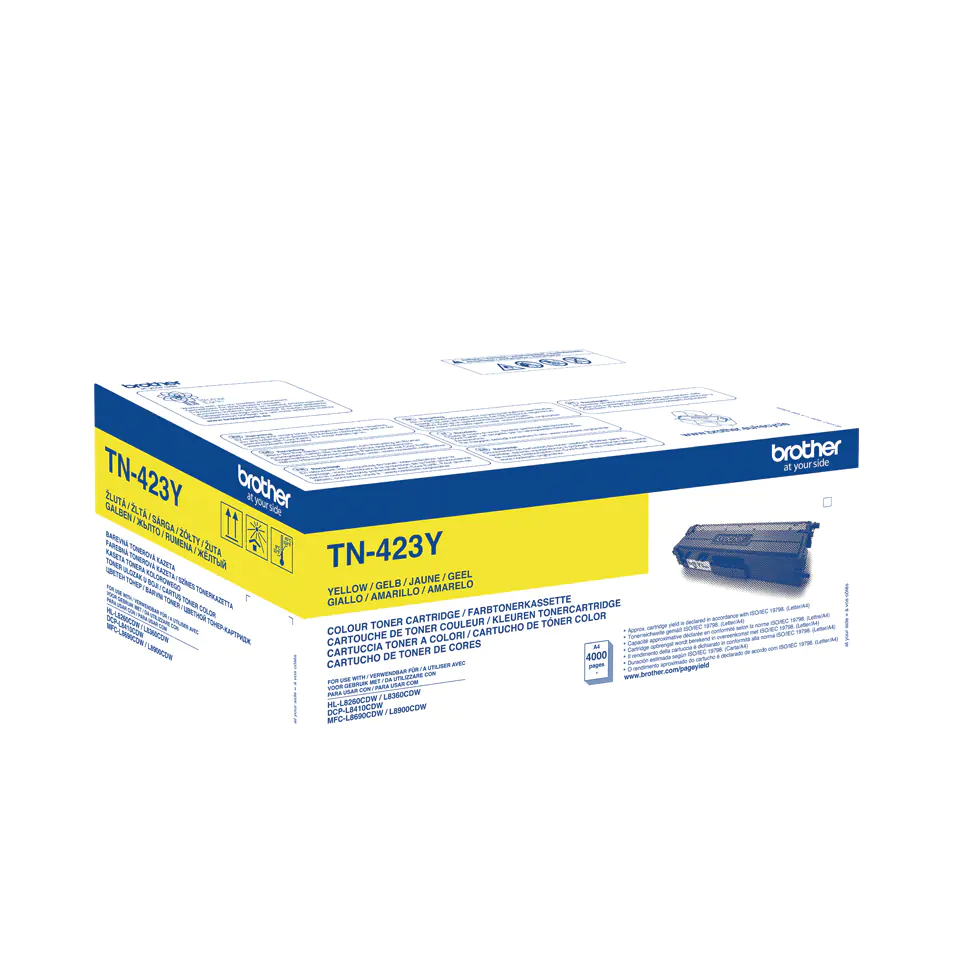 Brother TN423Y - Jumbo Yield - Gelb - Original - Tonerpatrone - für Brother DCP-L8410, HL-L8260, HL-L8360, MFC-L8690, MFC-L8900 Brother TN423Y - Jumbo Yield - Gelb - Original - Tonerpatrone - für Brother DCP-L8410, HL-L8260, HL-L8360, MFC-L8690, MFC-L8900