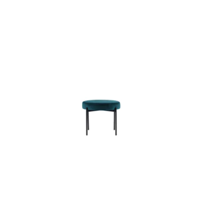 PAPERFLOW Hocker GAIA rund Samtbezug grün 74600746 GBRV.01.08